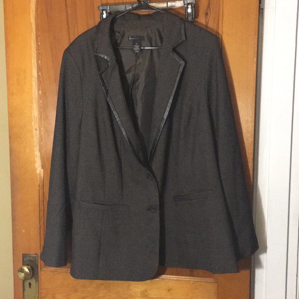 Brown women's suit